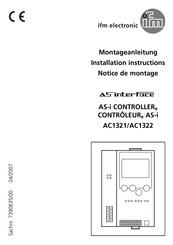 Ifm Electronic AC1321 Installation Instructions Manual