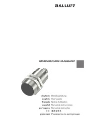 Balluff BES M30MH2-GNX10B-S04G-EXC User Manual