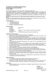Heitronic 36840 Installation And Operating Instructions Manual