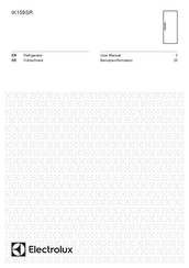 Electrolux IK159SR User Manual