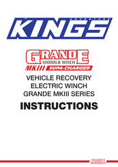 Kings Adventure Grande MKIII Series Instructions Manual
