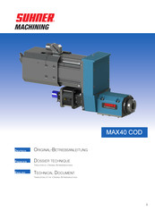 Suhner Machining MAX40 COD Technical Document