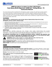 Larson Electronics EPLC2-LB-40LED-RT-CM Instruction Manual