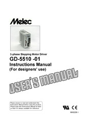 Melec GD-5510 -01 Instruction Manual