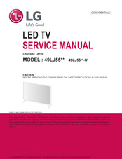 Lg 49LJ55 Series Service Manual