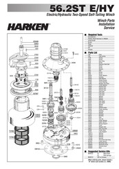 Harken 56.2ST E/HY Parts Installation