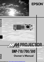 Epson EMP-500 Manuals | ManualsLib