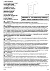 Schildmeyer Kampen 512185 Assembly Instructions Manual