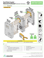 Draper FlexShade F MO Series Installation & Operation Instructions
