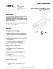 t.a.c. DuraDrive MS40-7173 General Instructions Manual