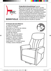 Duo Collection BONNYVILLE 20401511 Original Instructions Manual