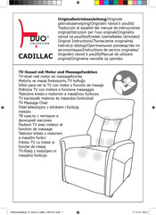 Duo Collection CADILLAC 20401431 Original Instructions Manual