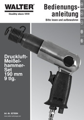 Walter 0270304 Operating Manual