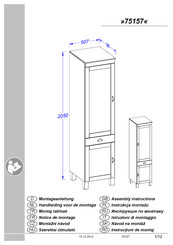 Home affaire Oslo 75157 Assembly Instructions Manual