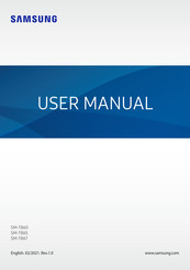 Samsung SM-T860 Manuals | ManualsLib