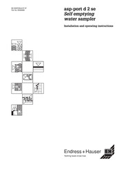 Endress+Hauser asp-port d 2 se Installation And Operating Instructions Manual