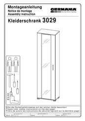 Germania 3029 Assembly Instruction Manual