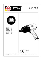 GÜDE 75135 Operating Instructions Manual