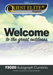 QUEST ELITE Autograph Cumbria F3020 Instructions Manual