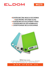 Eldom WK270 Instructions For Use Manual