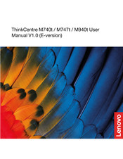 Lenovo ThinkCentre M940t User Manual
