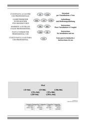 Lotus CP-94G Instructions For Installation And Use Manual