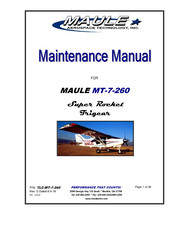 MAULE MT-7-260 Maintenance Manual
