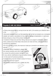 Ecs Electronics TO-245-BHU Fitting Instructions Manual