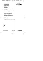 Go-On P1L-DB-6 Operating Instructions Manual