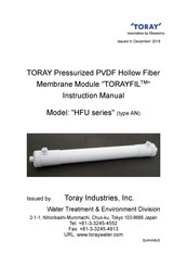 Toray TORAYFIL HFU-1020AN Instruction Manual