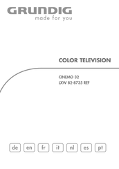 Grundig LXW 82-8735 REF Manual
