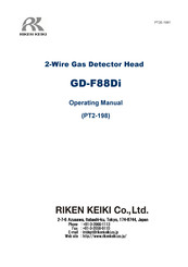Riken Keiki GD-F88Di Operating Manual