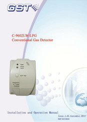 GST C-9602LW-LPG Installation And Operation Manual