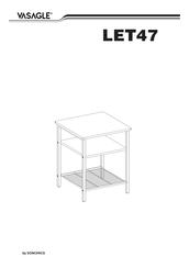 Songmics VASAGLE LET47 Instruction Manual