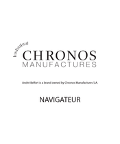 Chronos Manufactures Andre Belfort Navigateur Instruction Manual
