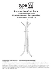 TYPE A Perspective 068-3813-8 Assembly Instructions Manual