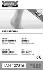 sensiplast 107816 Instructions For Use Manual