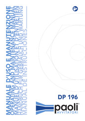 Paoli Avvitatori DP 196 Operating And Maintenance Manual