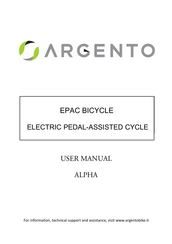 ARGENTO ALPHA User Manual