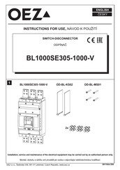 OEZ BL1000SE305-1000-V Instructions For Use Manual