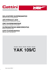 Cattini YAK 109/C Operating And Maintenance Manual
