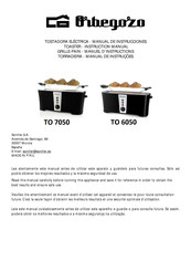 Orbegozo TO 6050 Instruction Manual