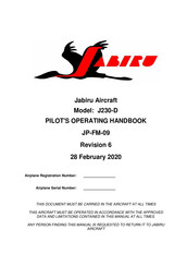 Jabiru J230-D 2020 Pilot Operating Handbook