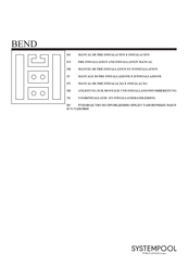 Porcelanosa SYSTEMPOOL BEND Pre-Installation And Installation Manual
