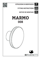 Ib Rubinetti MARMO 008 Fitting Instructions Manual