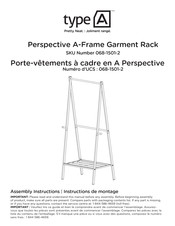 TYPE A 068-1501-2 Assembly Instructions Manual