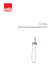 Oras Signa 2291 Installation And Maintenance Manual