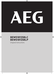 AEG BEWS18125BLC Original Instructions Manual