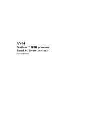 Shuttle AV64 User Manual