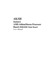 Shuttle AK32E User Manual